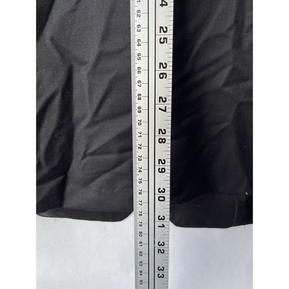 Banana Republic Blazer Men's 46L Black Suit Jacket 100% Wool Tailored Fit 2 Btn - Picture 8 of 11